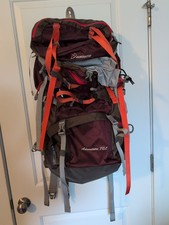 Mountaintop Adventure 70L Hiking Backpack Red...