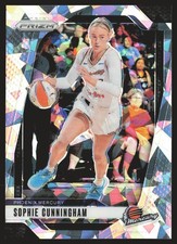 2024 Panini Prizm WNBA #117 Sophie Cunningham Ice Prizms