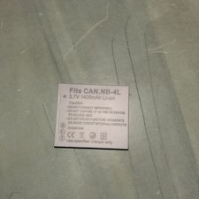 Battery for CANON PowerShot SD940 SD1400 SD-1400 IS SD630 DIGITAL ELPH Camera