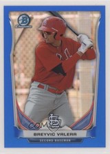 2014 Bowman Chrome Prospects Blue Refractor 221/250 Breyvic Valera #BCP69 0g3