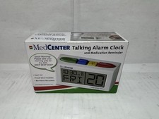 MedCenter Talking Alarm Clock Medication Reminder Pill Timer NEW Open Box