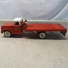 Vintage Tonka Ramp Hoist Truck, Pressed Steel, Red 1962 Era, Original