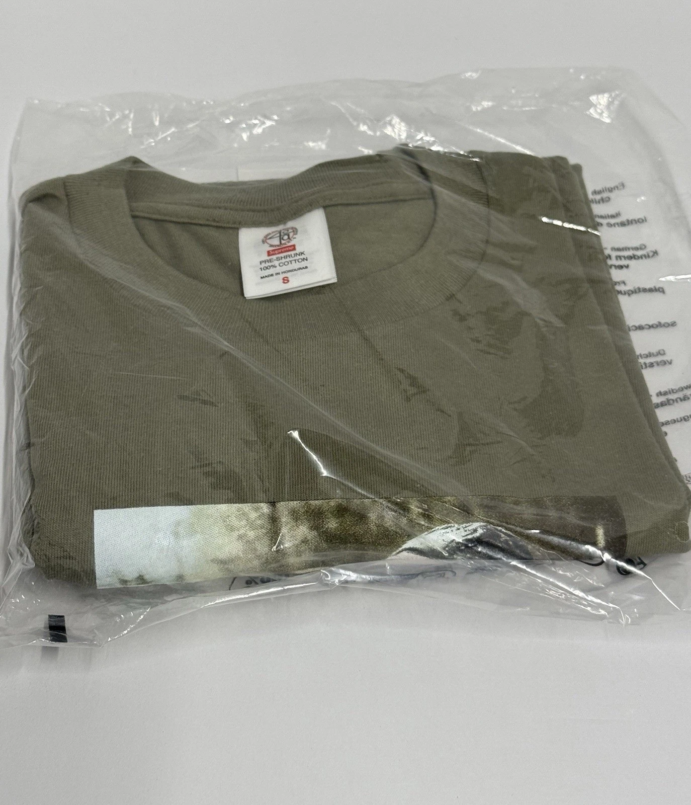 Tee shirt Supreme / 40 acres à pointes olive clair taille S NEUF SOUS BLISTER