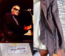 RAY CHARLES 1985 Stage worn Tuxedo - Identified and published, costume prop COA