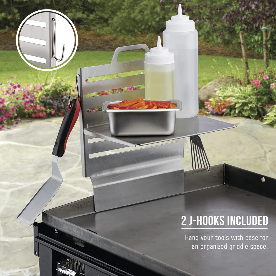 Chef Master Plancha Ajustable Estante Plancha Lateral Plancha Herramienta y Utensilios... Foto 2 de 4