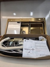 Waterfall Flying Rain Kitchen Sink Drop in Single Bowl Stainless Steel W/Faucet