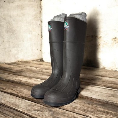 Northerner Rubber Boots Mens 6 Brown Waders Rain Muck Pull 