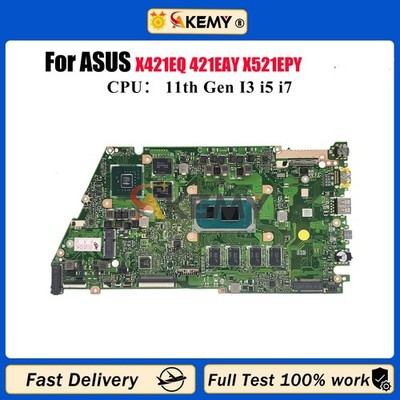 X421EQY Motherboard For ASUS V433E K433E S433E X421EQ R421E Mainboard W/CPU