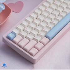 164 Tasten PBT Doubleshot Tastenkappen Set Bl...