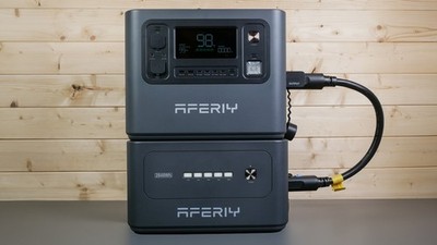 AFERIY P280 2800W Tragbare Powerstation + Extra Akku 4096 Wh Gesamt