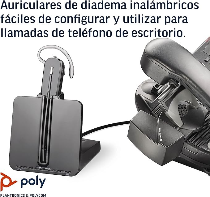 Plantronics CS540/HL10 Wireless DECT Phone Convertible Headset 84693-12 ...