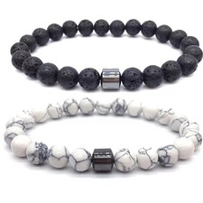 Smoking Cessation Aid Quit Smoking Bracelet Black White Vaping Cessation Help