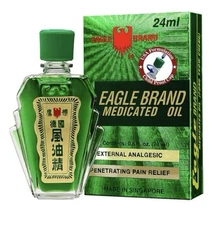 Eagle Brand Medicated Oil External Analgesic Pain Relief 24ml X 3Ea