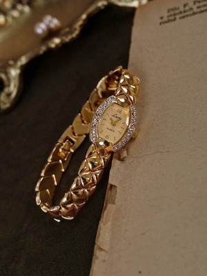 Gold French Vintage Style Unique Dainty Women s Wrist Watch Trendy Cute Gift
