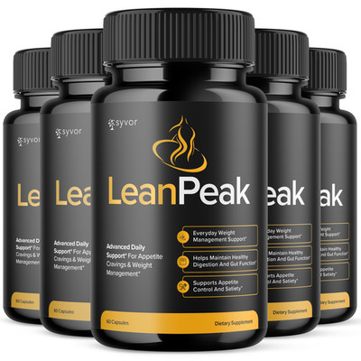 (5 Pack) Lean Peak Advanced Energy & Fitness Support Formula LeanPeak 300 Caps