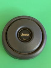 80-95 Jeep Cj Wrangler Yj Steering Wheel Horn Center Cap Gray
