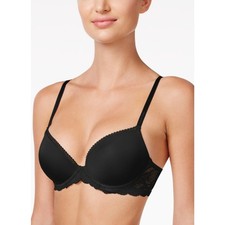 Brand New Calvin Klein Women's Size 32DD Black Lifting Demi Bra