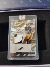 22 Panini Spectra - Aspiring Patch Auto George Pickens #APA-GPI Wave Prizm /25