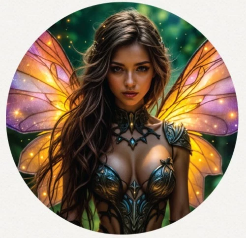 Hayleybug 1/2 oz Wings of Illumina Fairy silver w/ COA POP 15 round #1