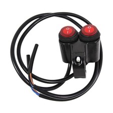 Waterproof Motorcycle ATV 7/8  Light Bar Switch Handlebar Double Control ON
