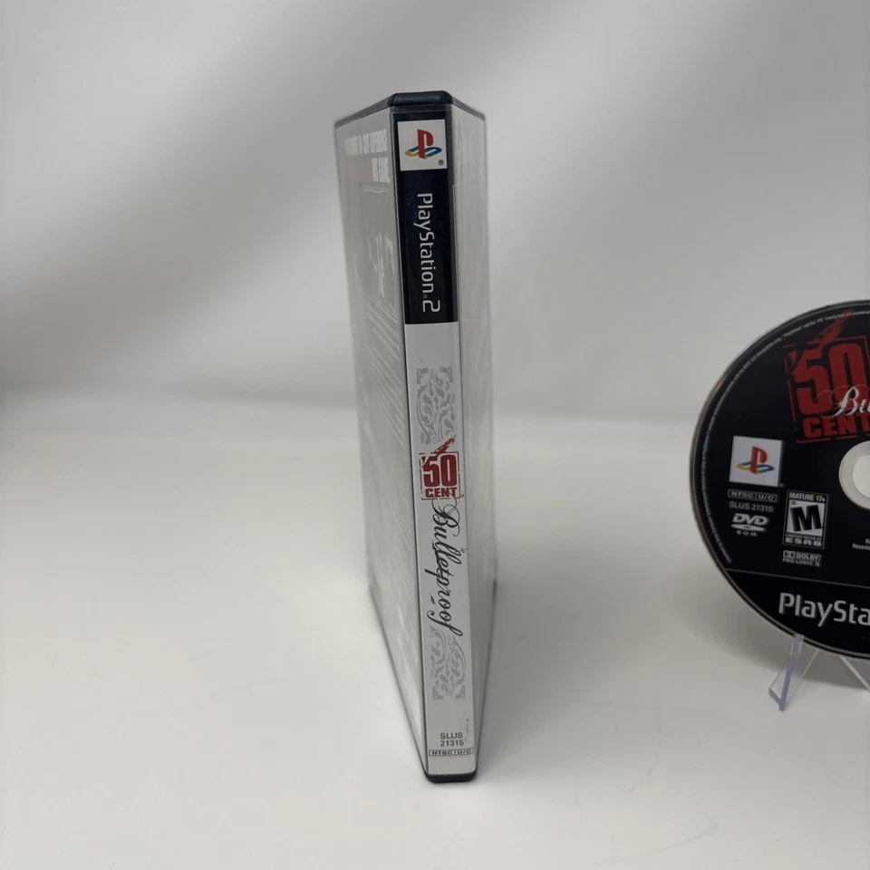 50 Cent: Bulletproof PS2 (Sony PlayStation 2, 2005) No Manual - Tested - Image 2 of 4