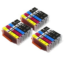 15 Ink Cartridges for Canon PIXMA TR7650 TS6350 TS8151 TS8350 TS9551ca - XL Set