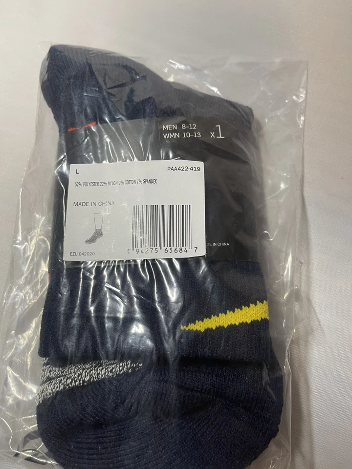 NBA Nike Authentic Blue  Sock L Men  Ankle Socks PAA422-419 S149 - Image 3 of 4
