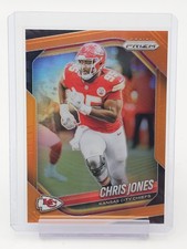 CHRIS JONES 2025 PANINI PRIZM ORANGE KANSAS CITY CHIEFS /249 #113 Q2091