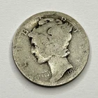 Mercury Dime 90% Silver Junk Exact Coin Pictured - 10