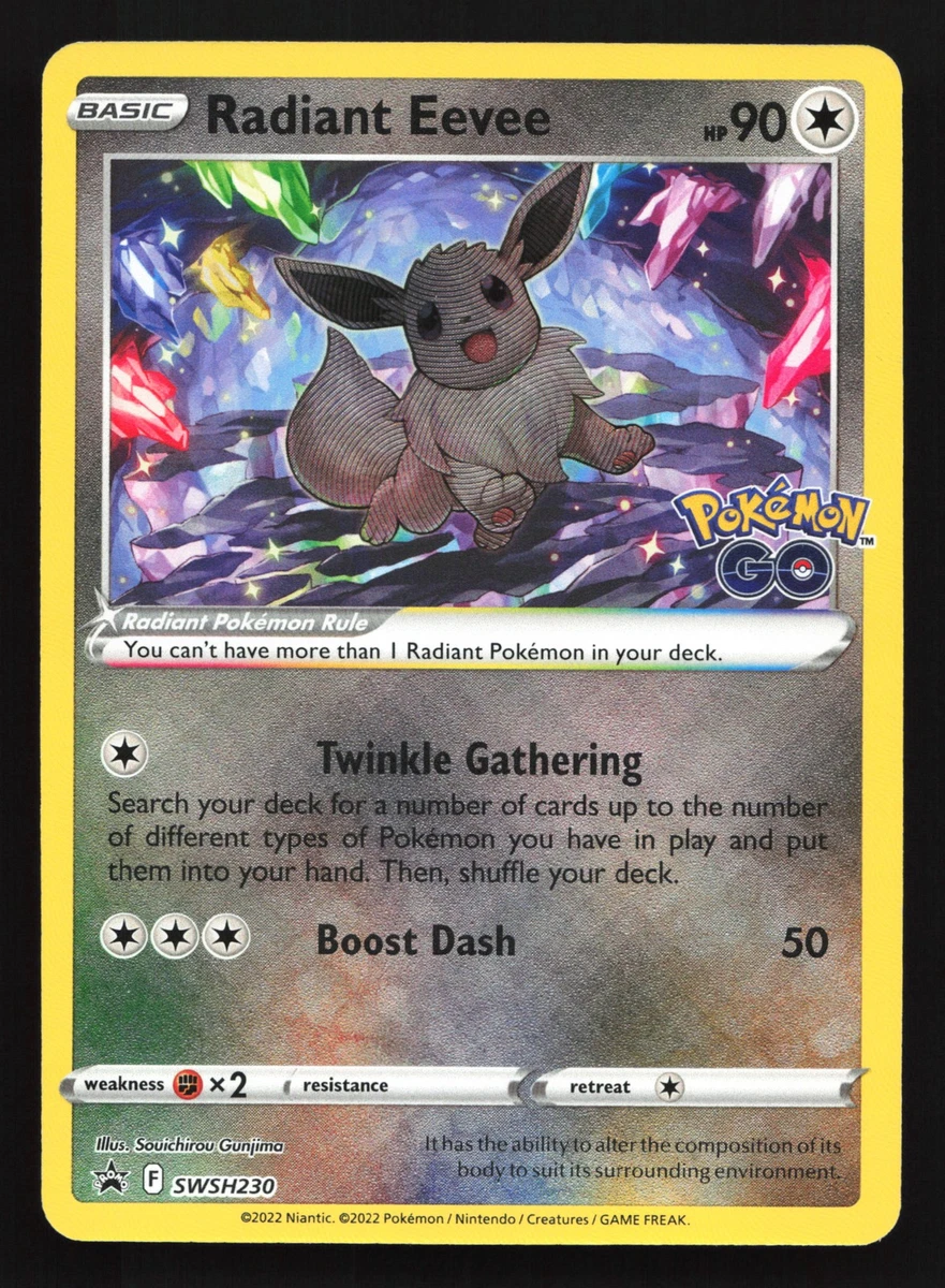 Radiant Eevee Pokémon TCG Cards for sale | eBay