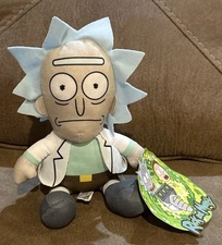 Rick and Morty Plush Stuffed Toy Factory Cartoon Network Toy Factory Rick 7”