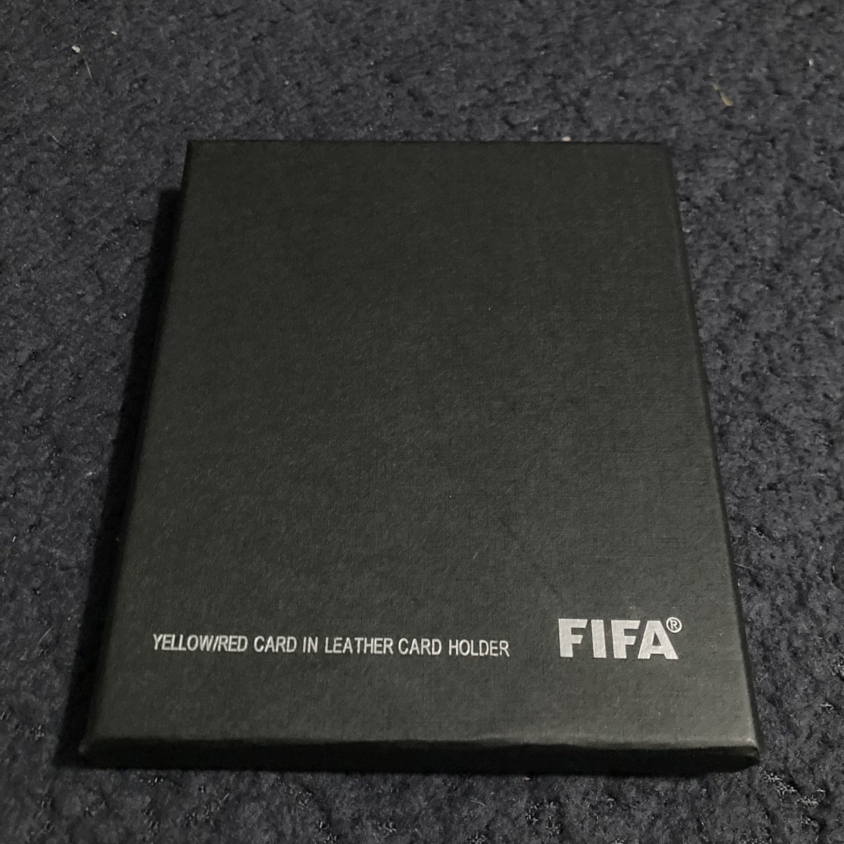 Official Fifa Referee Yellow/red Card Set In Leather Case (Club