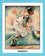 Roberto Clemente 1984 Dynasty Sports Cards Promo 4 x 4.5