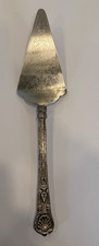 Vintage Silver Pie Cake Knife Dessert Server 12"