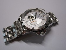 Bulova Marine Star Automatic Silver Dial Thick Stainless Steel Band Mens Watch