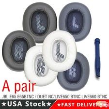 A Pair Ear Cushion Ear Pads For JBL E65 E65BTNC / DUET NC/LIVE650 BTNC 660 BTNC