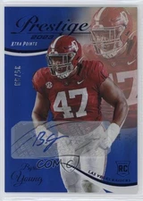 2023 Prestige Xtra Points Premium Blue Signatures /99 Byron Young Rookie Auto RC