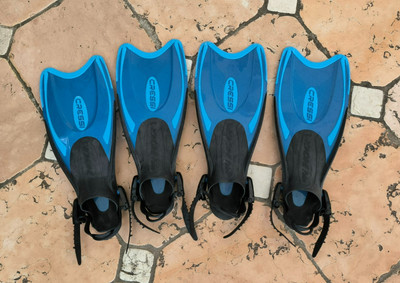Cressi Schnorchelflossen Flossen Palau für Kinder blau
