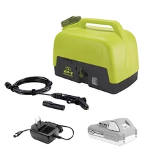 Sun Joe 24V Cordless Portable Sink/Shower Spray Washer Kit w/Battery (Open Box)