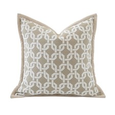 Croker Horse Chain Reversible Throw Pillow Cover, 20x20'' | Double-Sided Desi...