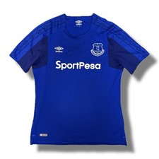 Signed WAYNE ROONEY Everton 2017/18 Football Home Shirt Memorabilia - COA