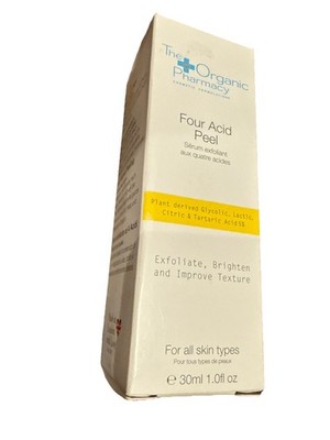 The Organic Pharmacy Four Acid Peel, Gentle Exfoliator Derived from Natural