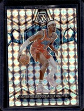2023-24 Panini Mosaic Shai Gilgeous-Alexander Mosaic Prizm #85 Thunder
