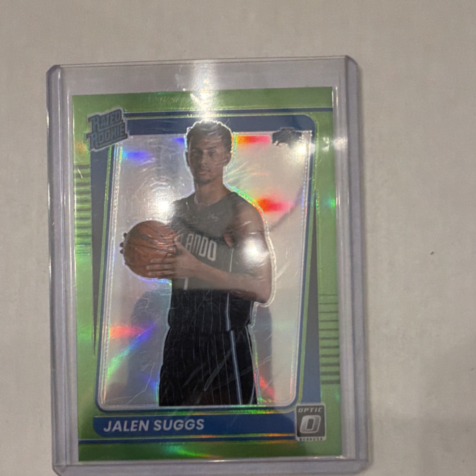 2021-22 Panini Donruss Optic Rated Rookie Jalen Suggs #179 Lime Green /149