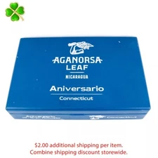 Aganorsa Leaf Gran Robusto Connecticut Empty Wood Cigar Box 9.25" x 6" x 1.75"