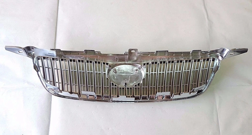 ХРОМИРОВАННАЯ/ЧЕРНАЯ РЕШЕТКА ДЛЯ ~ 2003 ~ 2004 ~ 2005 ~ 06 07 08 TOYOTA COROLLA ALTIS РЕШЕТКА БАМПЕРА - Изображение 2 из 2