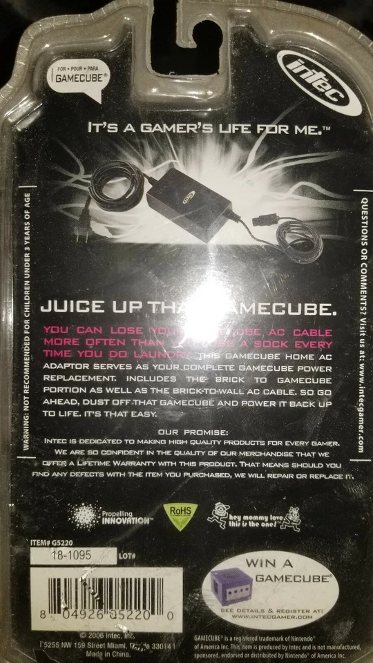 GameCube Power Adapter (NGC AC Adapter/Adaptor, Fully Compatible for NGC) - Image 2 of 2