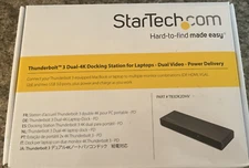 StarTech Thunderbolt 3 Docking Station Mac/Windows (TB3DK2DHV) Complete Untested
