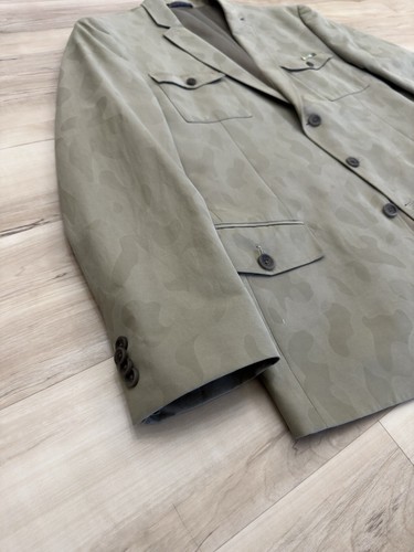 Sean John Camouflage Sports Coat Blazer Jacket Mens Extra Large - Picture 10 of 21