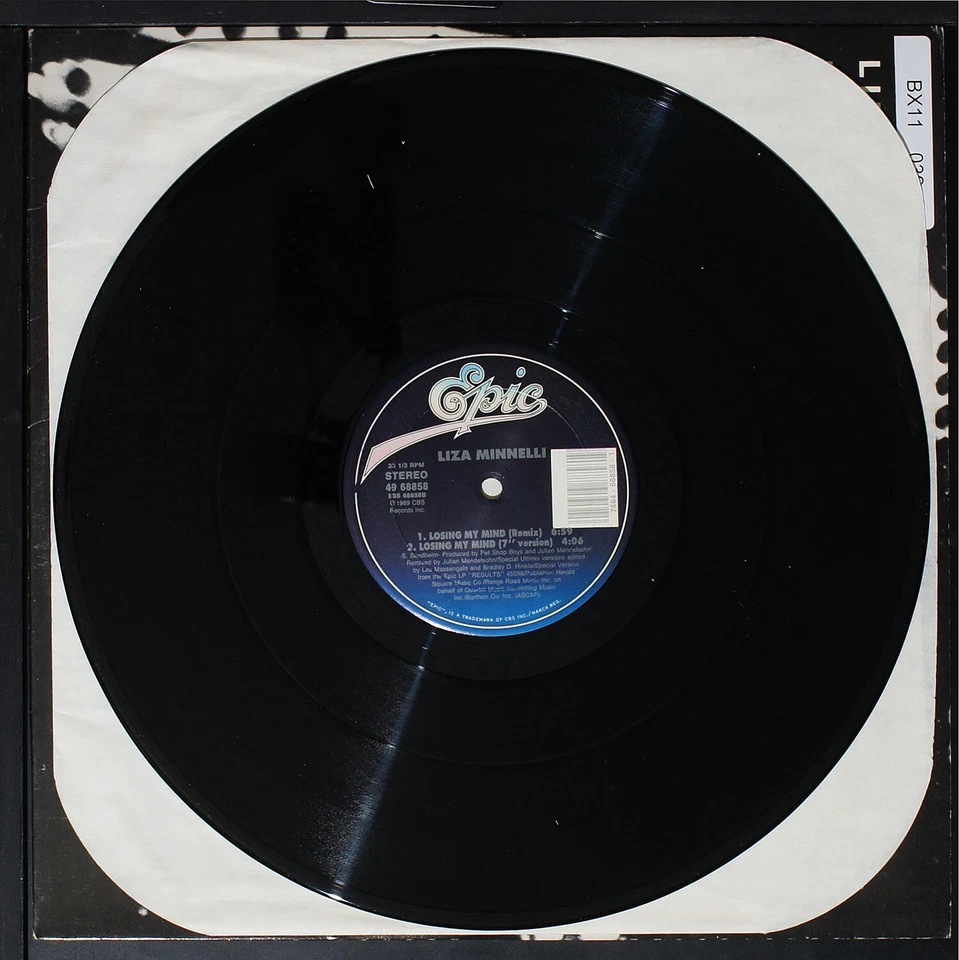 Liza Minelli - Losing My Mind - 12" single vinyl record [BX11-039] USA - Imagem 3 de 4